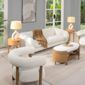 90.5 Sherpa Upholstered Sofa