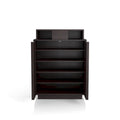 5-Shelf Shoe Cabinet with Drawer, Espresso