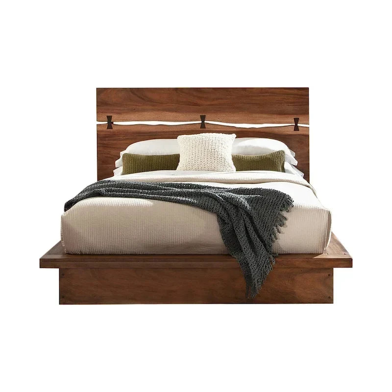 Bed in Smokey Walnut And Coffee Bean