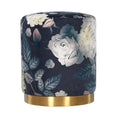 Velvet Ottoman