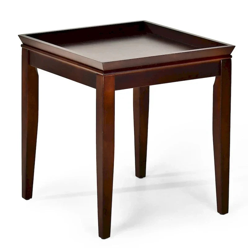 Wood End Table